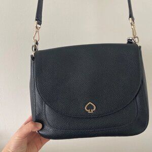 Kate Spade New York Kailee Medium Flap Black Shoulder Bag
